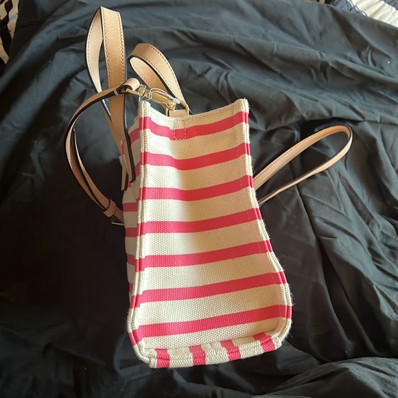 Pink & Cream Kate Spade mini tote - Picture 4 of 9